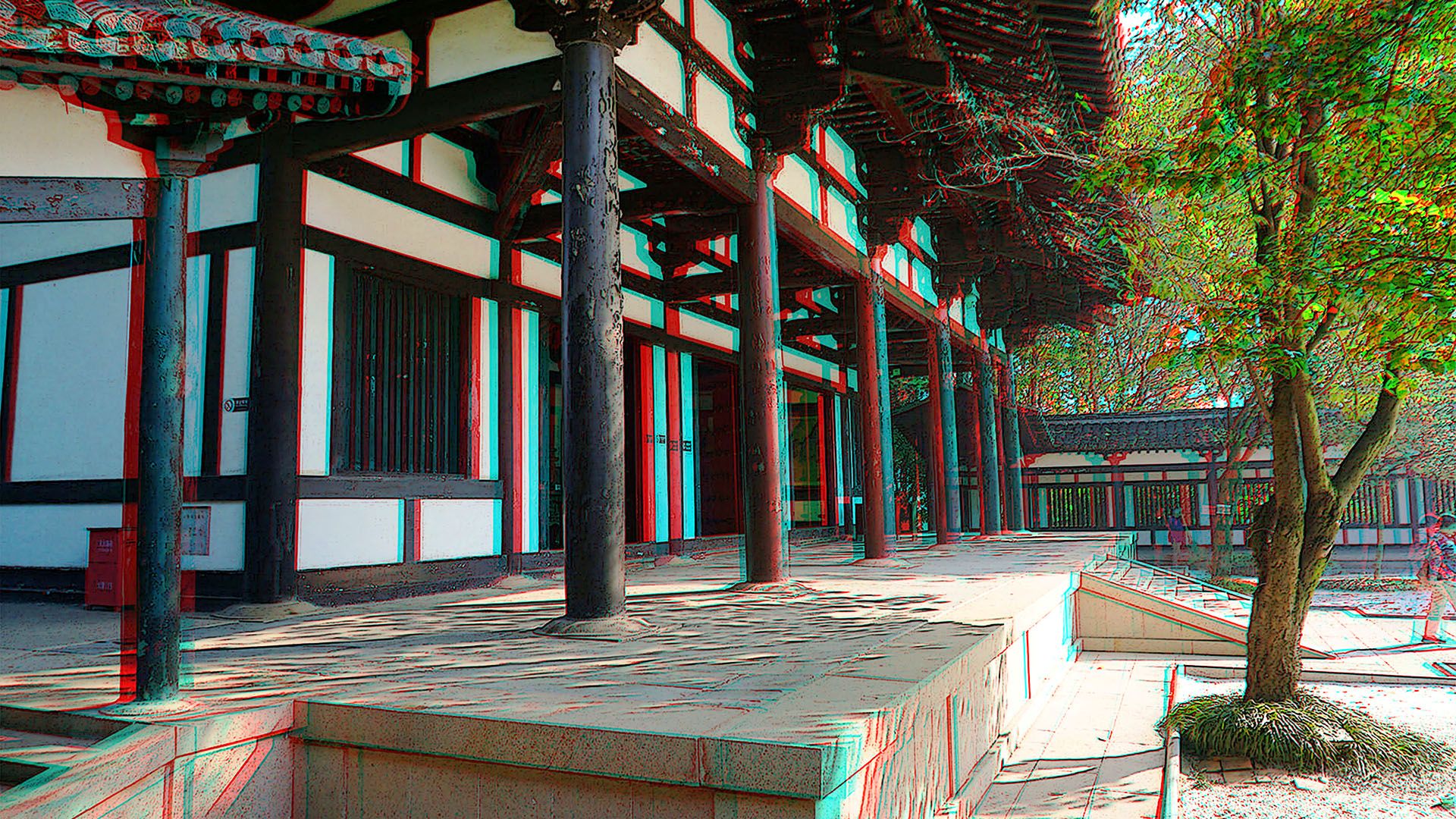 扬州 大明寺 红蓝立体图  240825 - 图片2