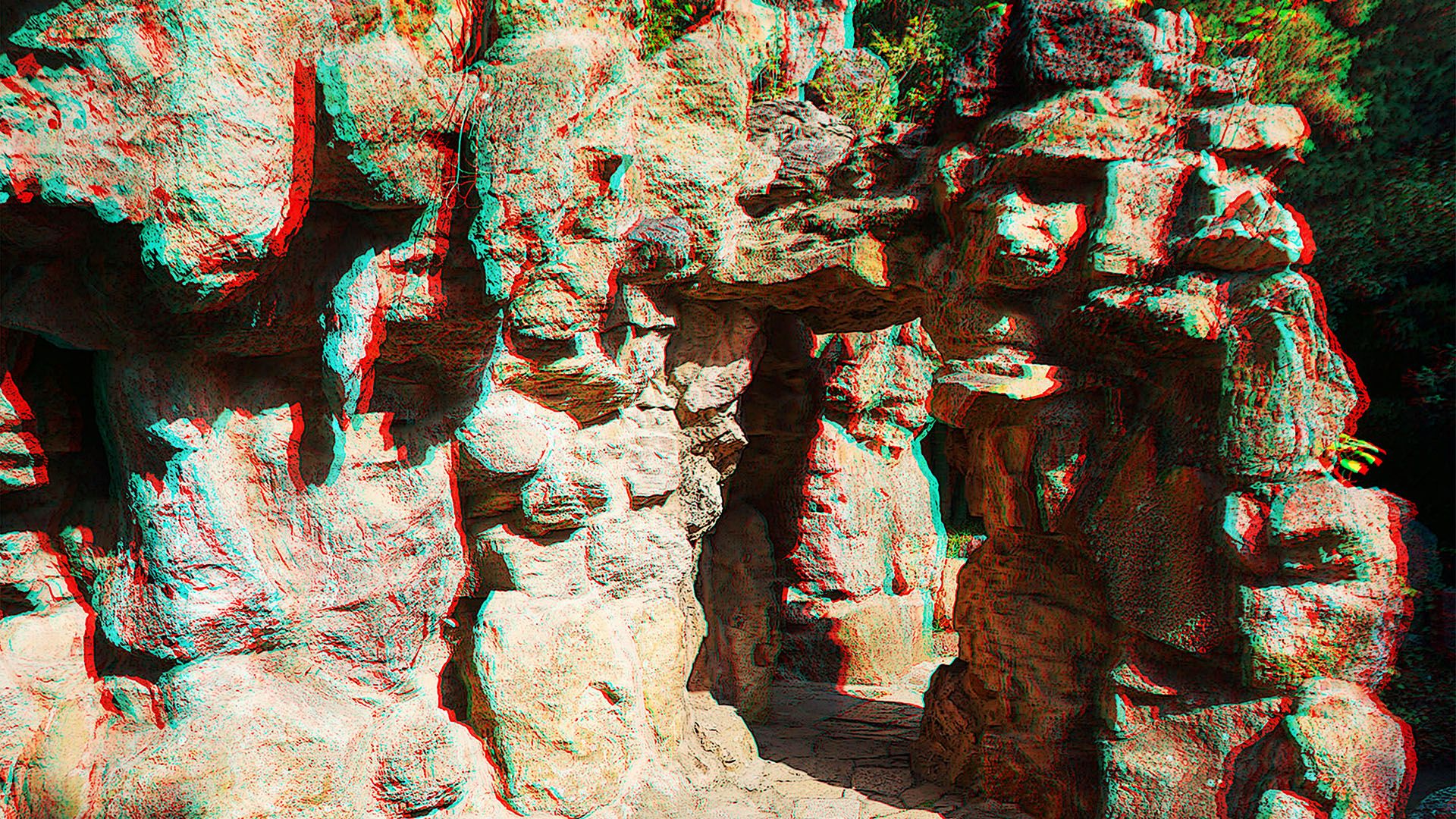 红蓝立体图 94  扬州大明寺 240827 - 图片7