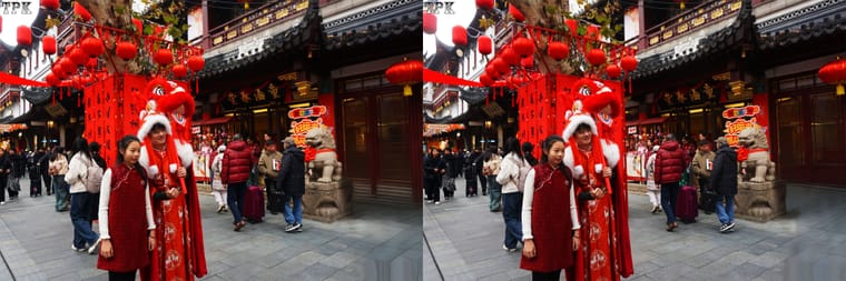 2026年豫园灯会 2【立体摄影】平行左右图 260203 - 图片7