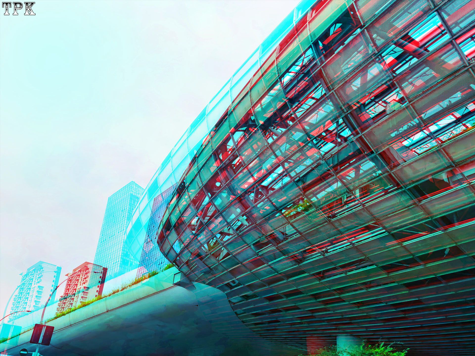 上海五角场【立体摄影】XRC红青图 260704 - 主图