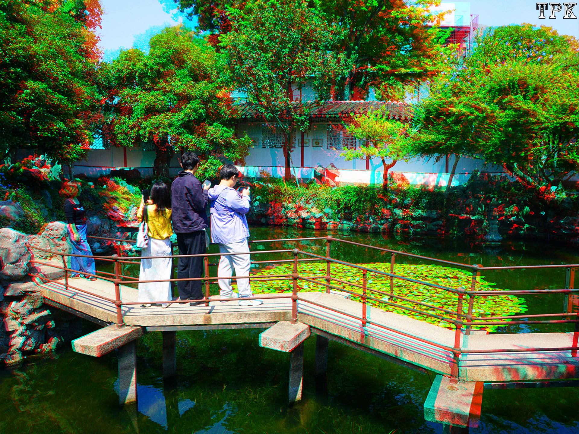 姑苏怡园得闲游(5)【立体摄影】XRC红青图 260706 - 图片6