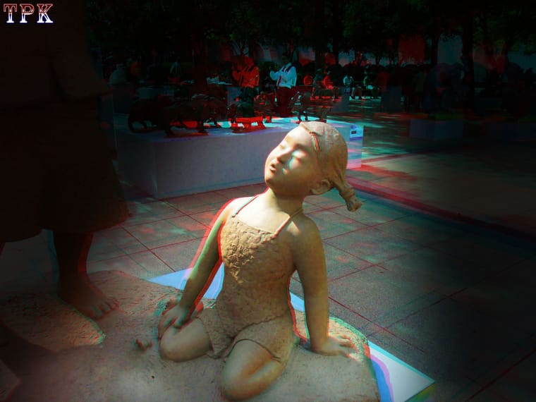 传神的雕塑【立体摄影】XRC红青图 260814 - 图片2