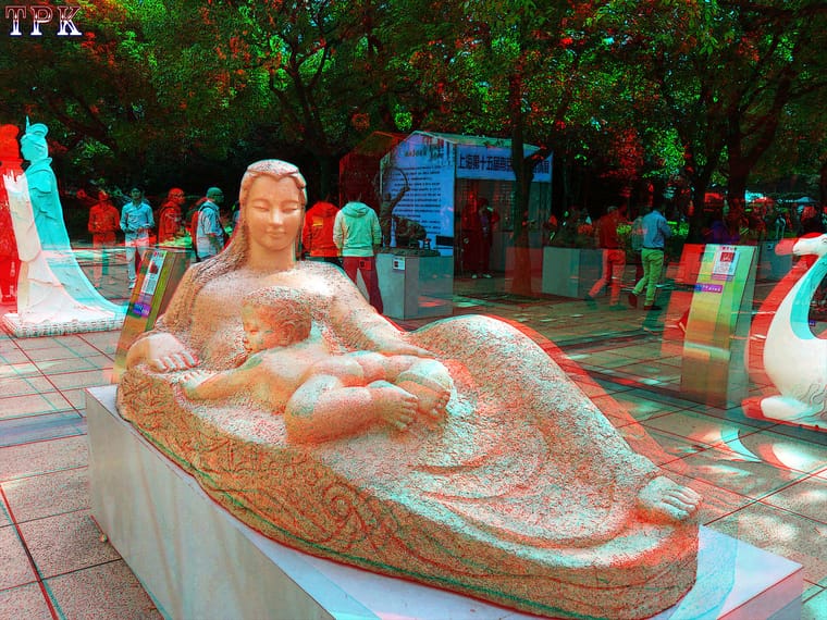 传神的雕塑【立体摄影】XRC红青图 260814 - 图片4