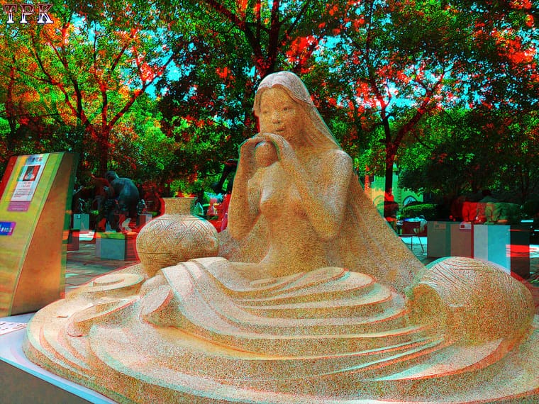 传神的雕塑【立体摄影】XRC红青图 260814 - 图片6